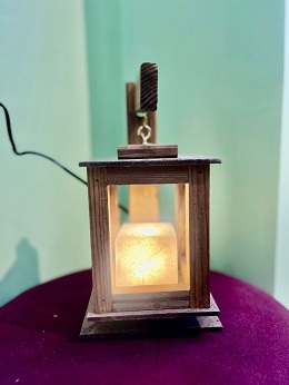 آباژور فانوس،سنگ نمک